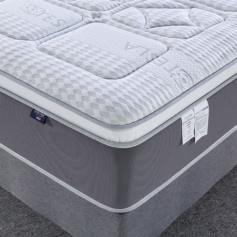 Hypo-allergenic Luxury Euro Top Design Pocket Spring Coil King Size Mattress