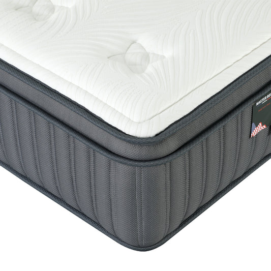 Euro Top Compressed Quality 14 Inch Queen Size Pocket Spring Mattress