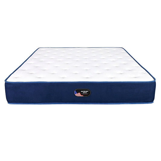12 Inch Pocket Coil Roll Up Compressed Blue Mattress In A Box