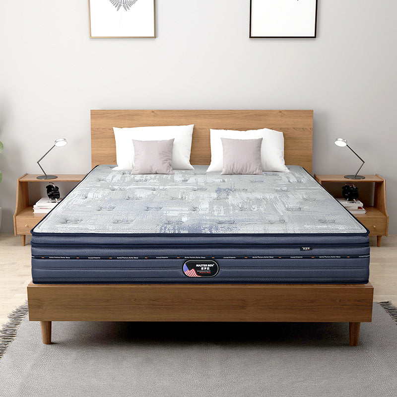 10 Inch Pocket Spring Bamboo Foam Mattress Manufacture