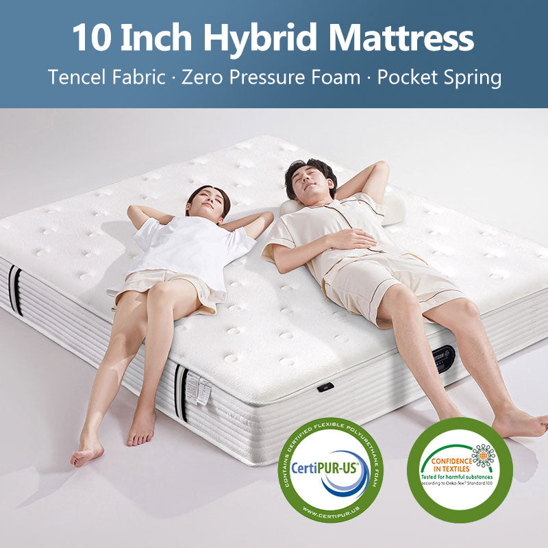 Factory Wholesale 7 Zoned Pocket Spring Coil King Size Mattress